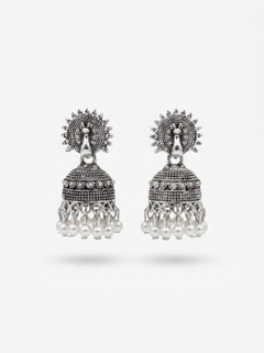 Rang Mahal Collection : Set of 16 Oxidize Earring