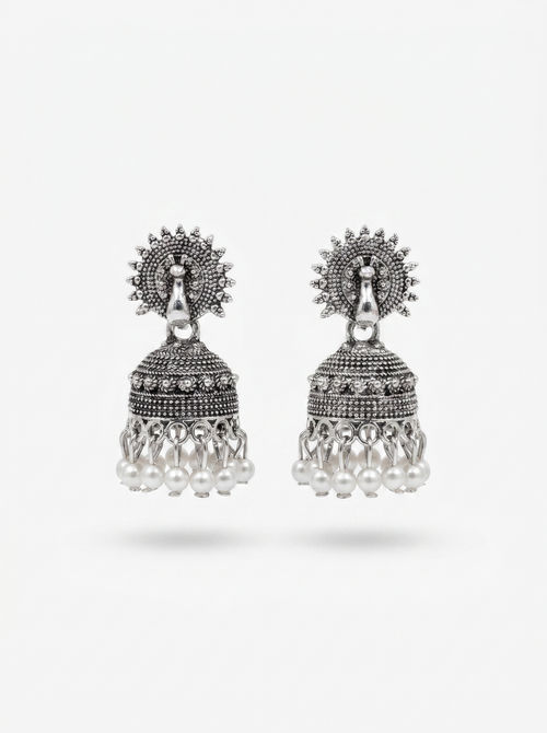 Rang Mahal Collection : Set of 16 Oxidize Earring