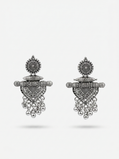 Rang Mahal Collection : Set of 16 Oxidize Earring