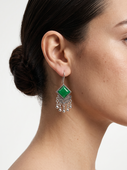 Rang Mahal Collection : Set of 16 Oxidize Earring