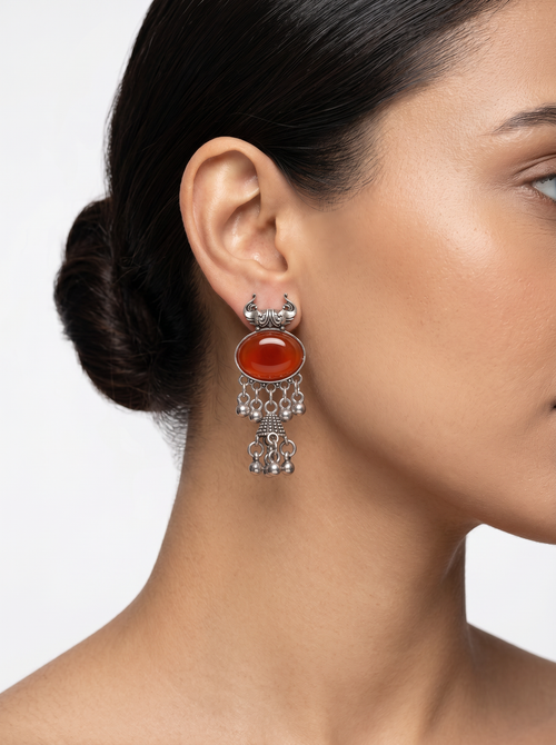 Rang Mahal Collection : Set of 16 Oxidize Earring