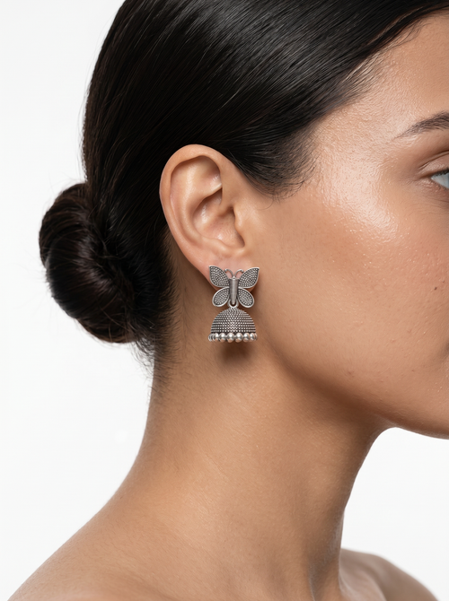 Rang Mahal Collection : Set of 16 Oxidize Earring