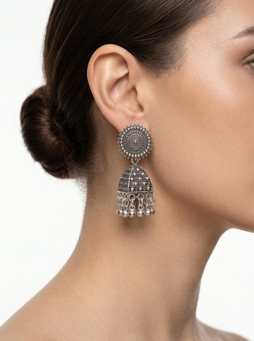 Rang Mahal Collection : Set of 16 Oxidize Earring