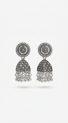 Rang Mahal Collection : Set of 16 Oxidize Earring