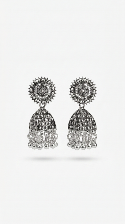 Rang Mahal Collection : Set of 16 Oxidize Earring
