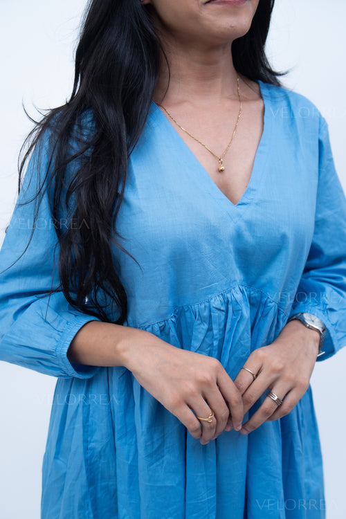 Velorrea Mila peach dress