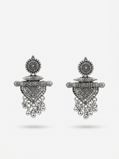 Rang Mahal Collection : Set of 16 Oxidize Earring